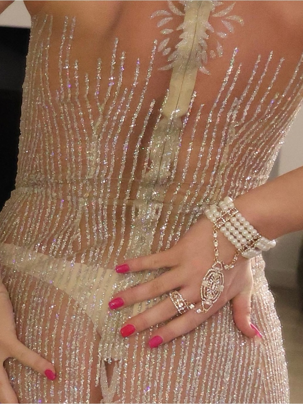 GATSBY x BIRTHDAY GLITTER MINI DRESS